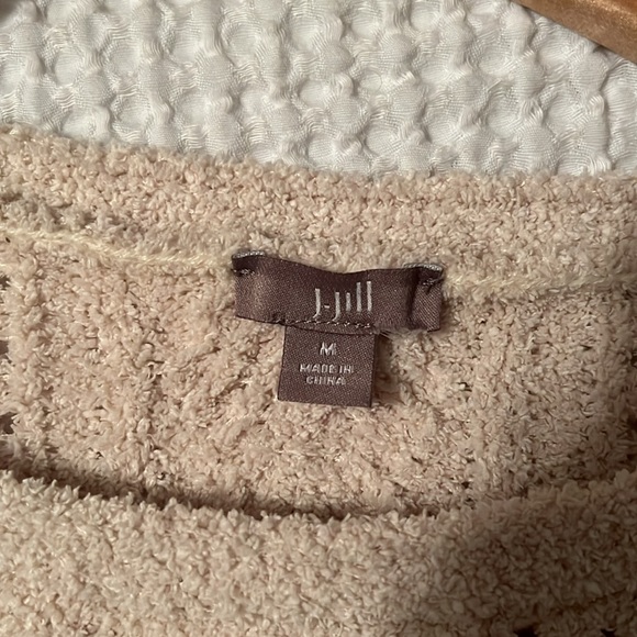 J Jill Chenille Ivory Tunic Sweater - Picture 3 of 4